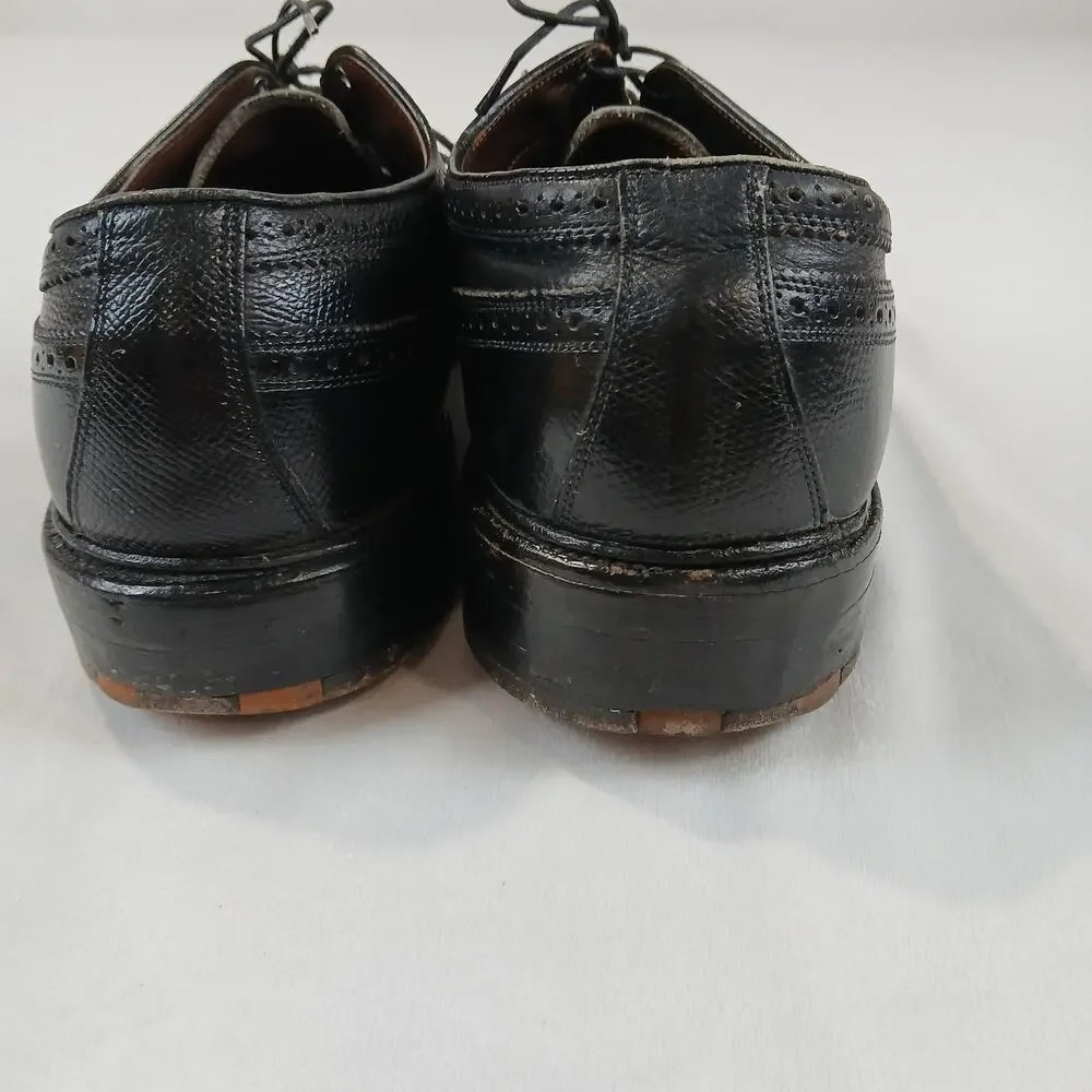 Vintage Allen Edmonds MacNeil Shoes Mens Size 10.5 C Wingtip Leather USA 90s